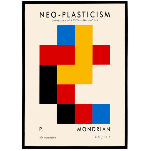 Neo-Plasticism Mondrian Poster