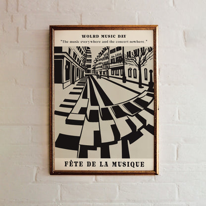 Fete de la Musique Travel Poster