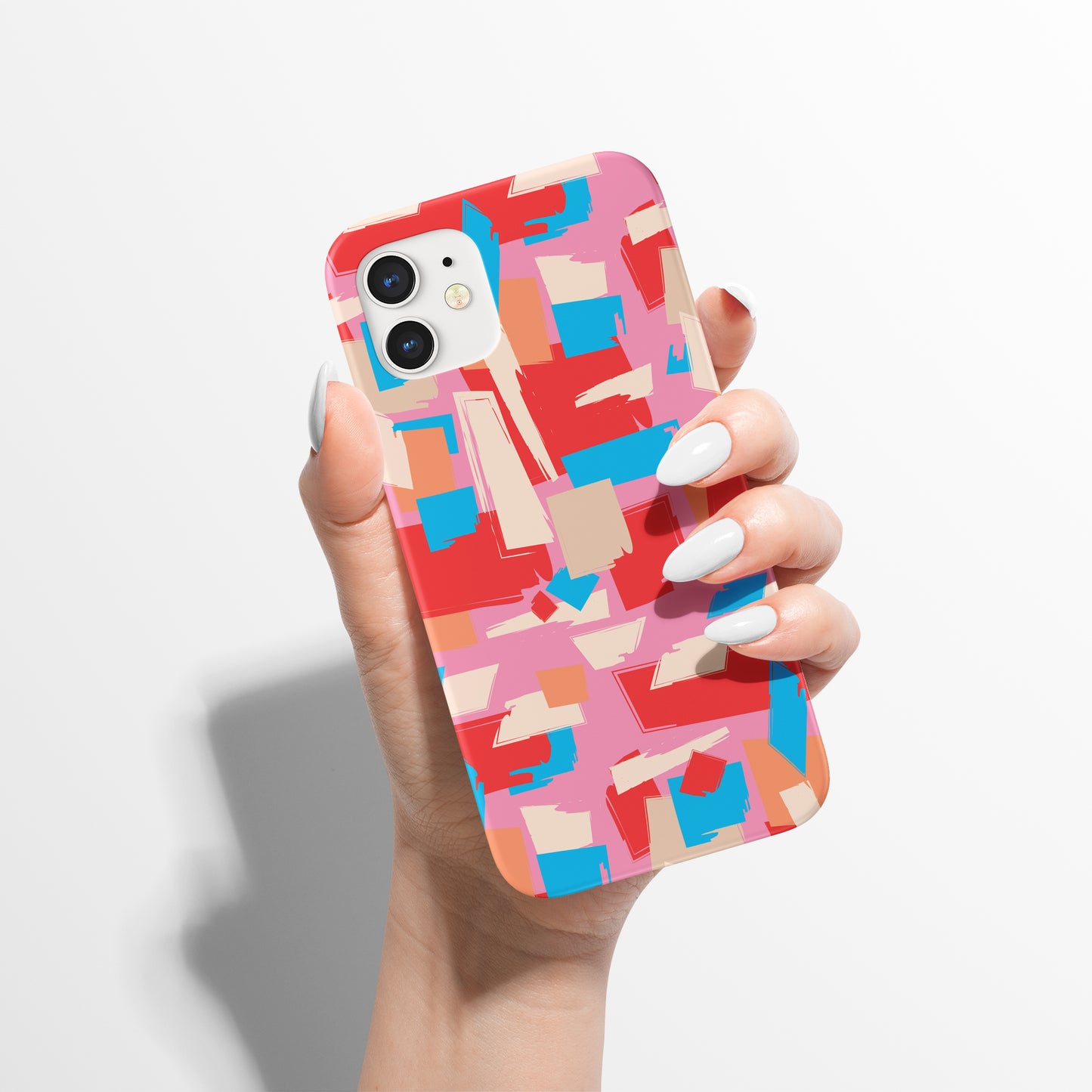 Pink Abstract iPhone Case