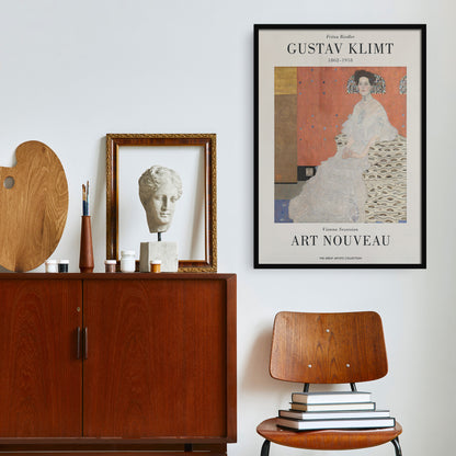 Gustav Klimt, Fritza Riedler Poster