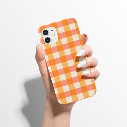 Colorful Summer Checkerboard iPhone Case