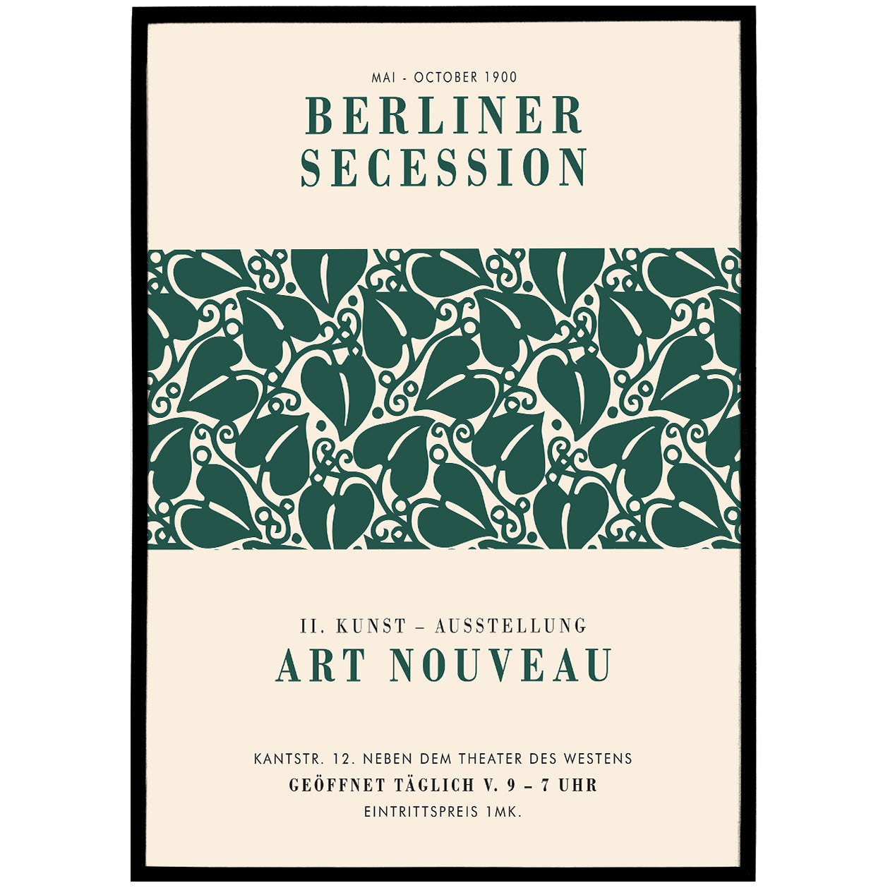 Berliner Art Nouveau Print