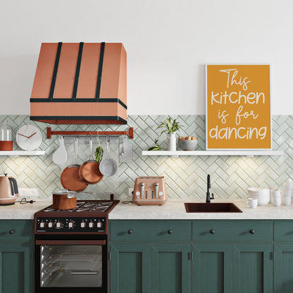 This Kitchen Is For Dancing Poster