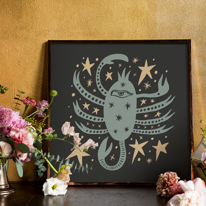 Scorpio Horoscope Print