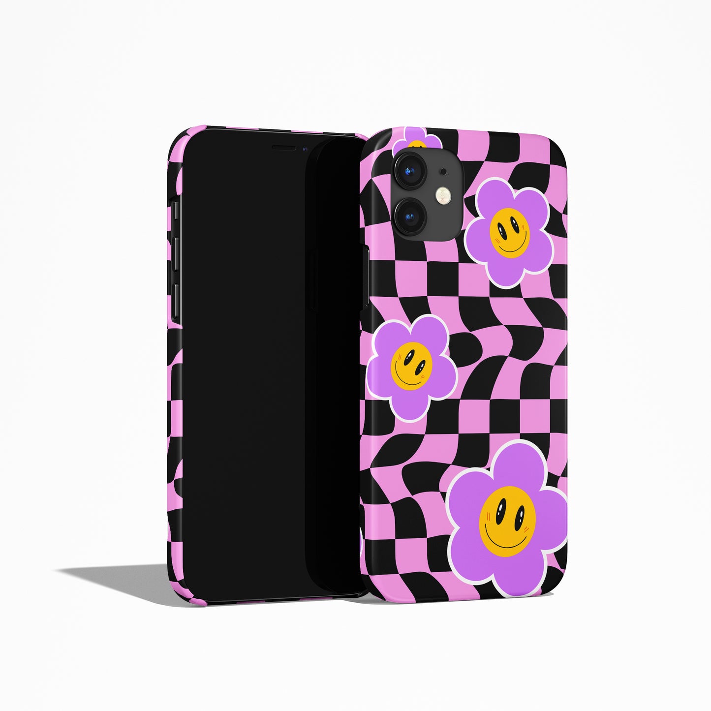 Purple Psychodelic Retro iPhone Case