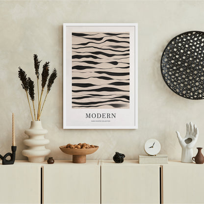 Modern Abstract Painted Poster