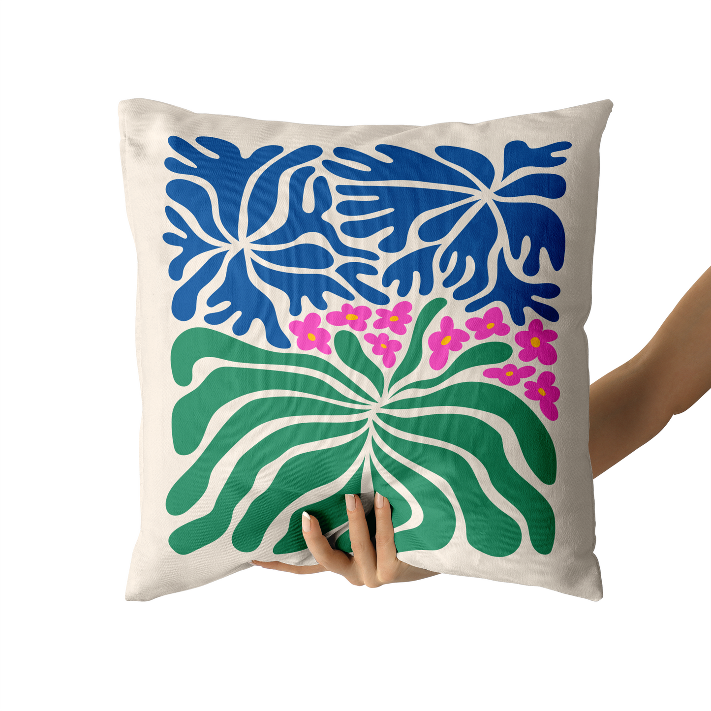 Tropical Nature Colorful Throw Pillow