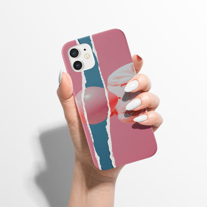 Bubble Gum Collage iPhone Case