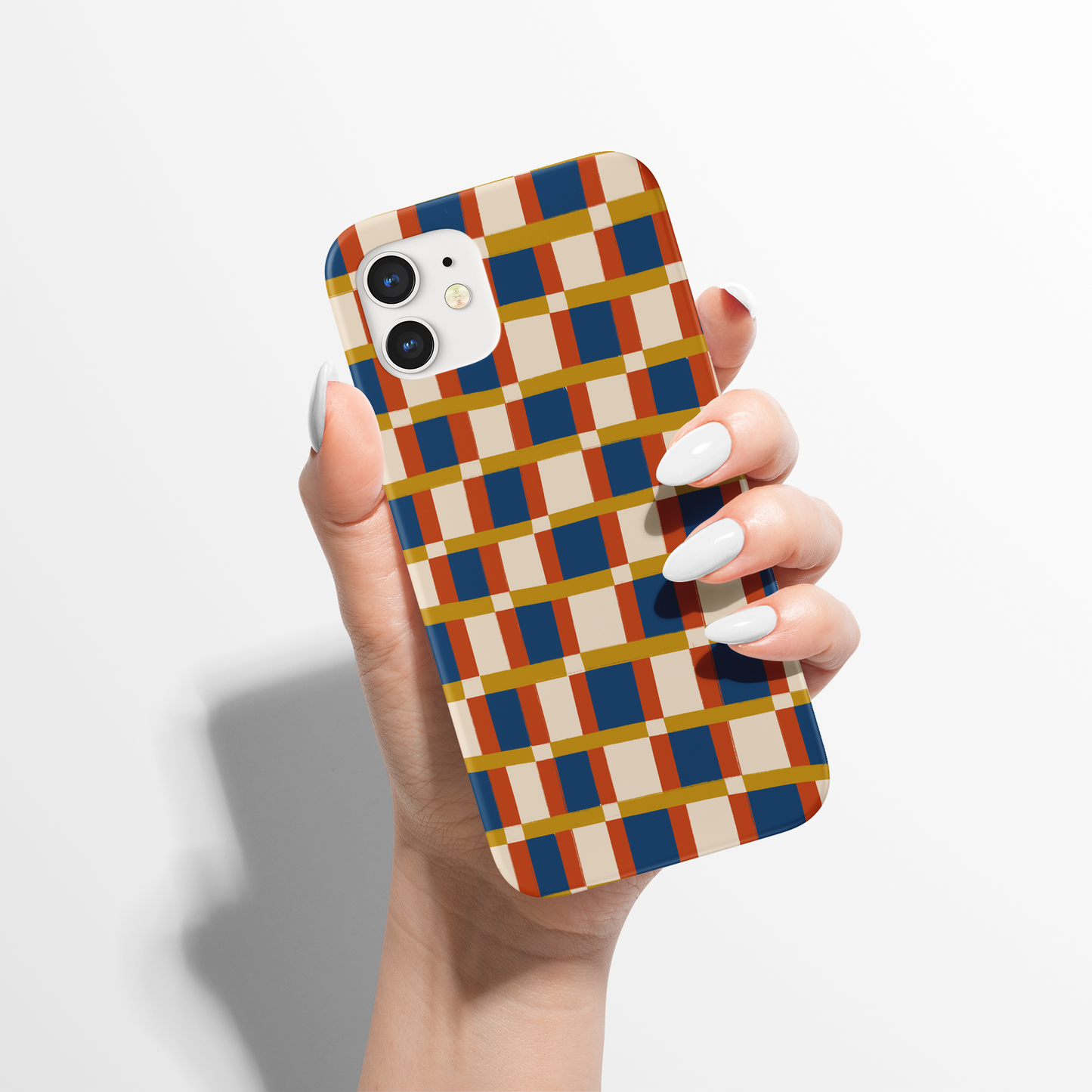 Retro Style Masculine Pattern iPhone Case