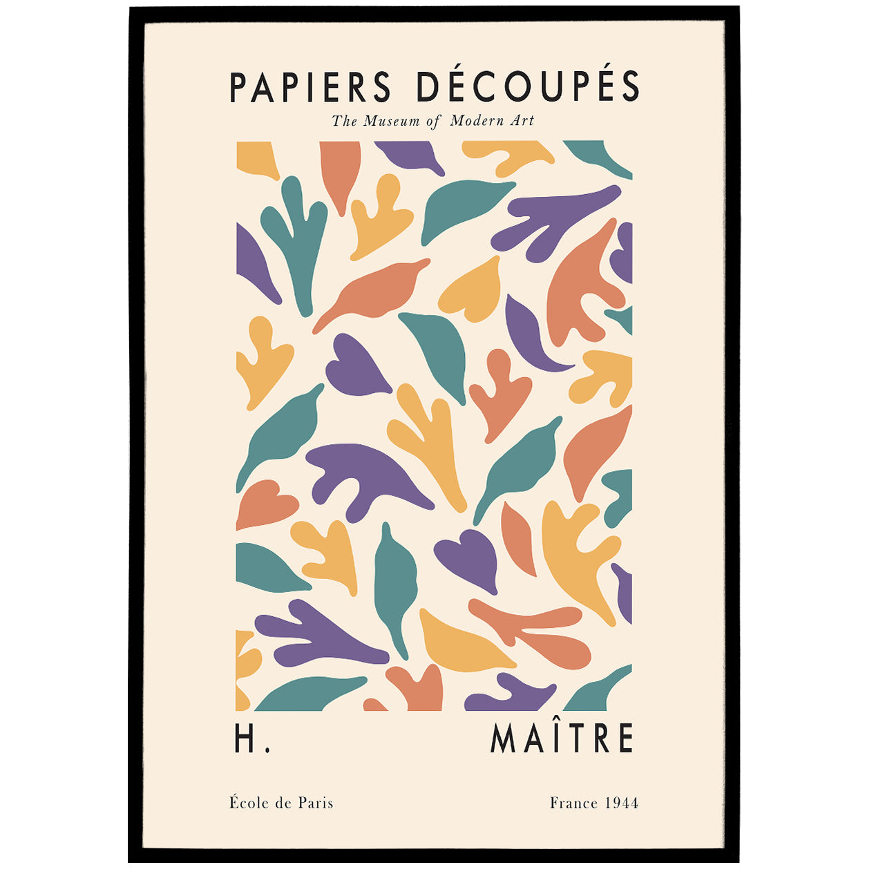 Papiers Découpés Poster