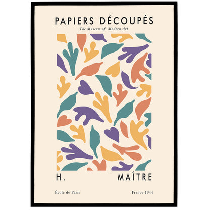 Papiers Découpés Poster