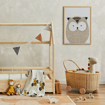 Scandinavian Owl Poster