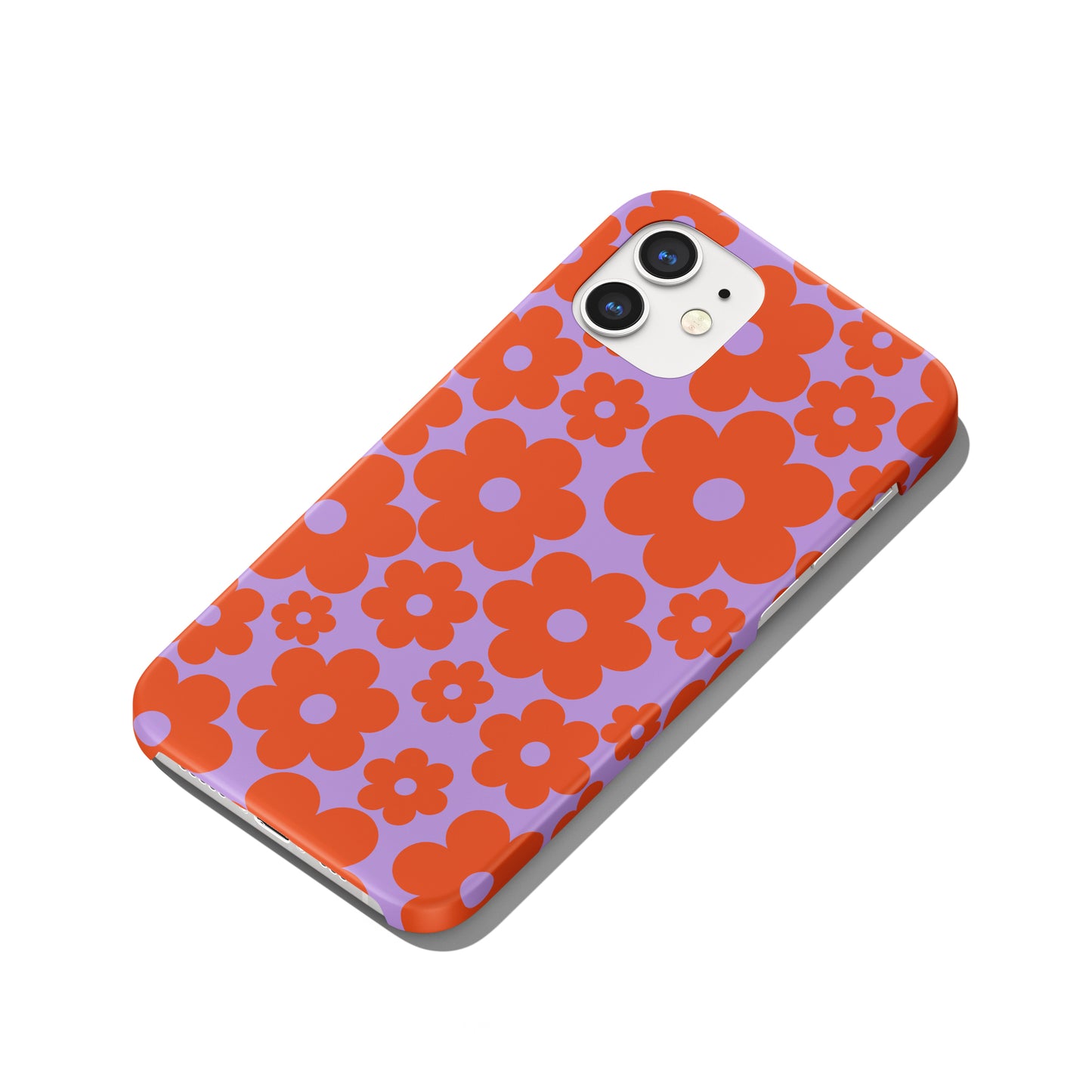 Hippie Vibes Red Flowers iPhone Case