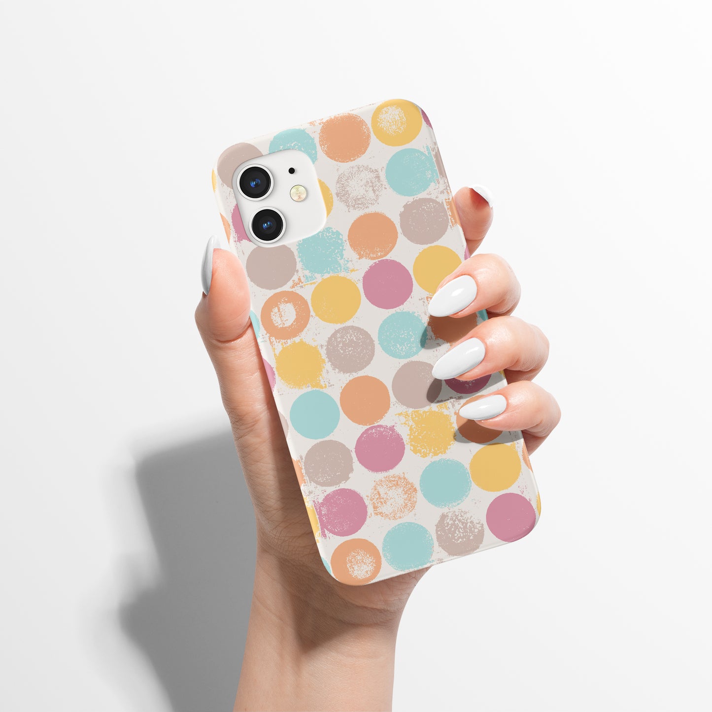 Pastel Geometry Shape Mid Century iPhone Case