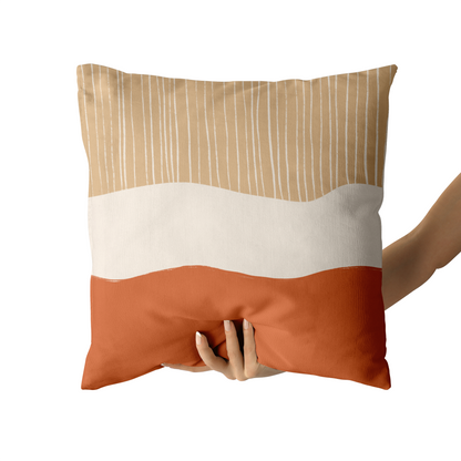 Mid Century Modern Style Throw Pillow
