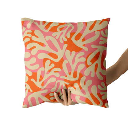 Pink Throw Pillow