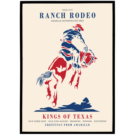 Ranch Rodeo Print