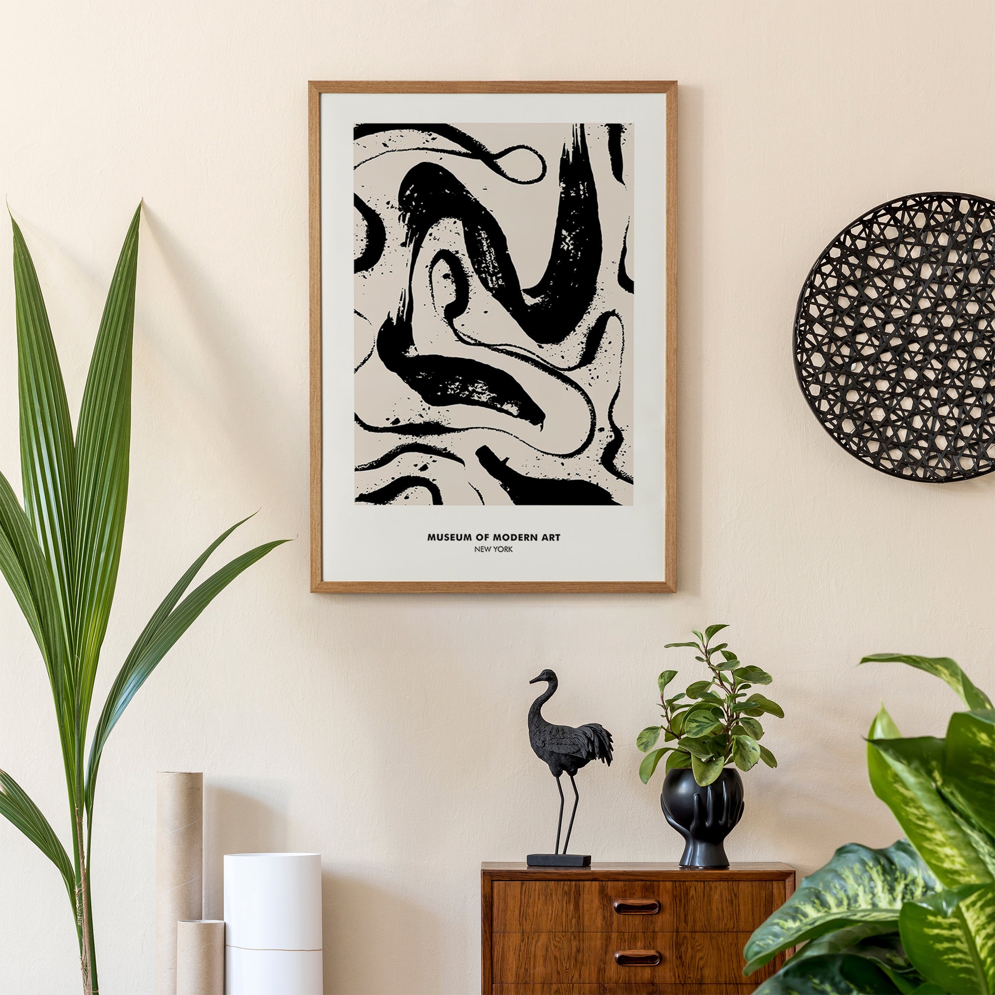 Abstract Black Ink Poster — HypeSheriff