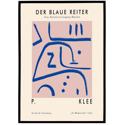 P. Klee In Memoriam Print