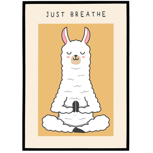 Alpaca Stress Relief Poster