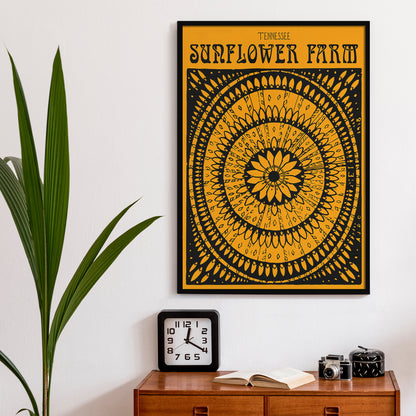 Tennessee  Sunflower Farm Poster