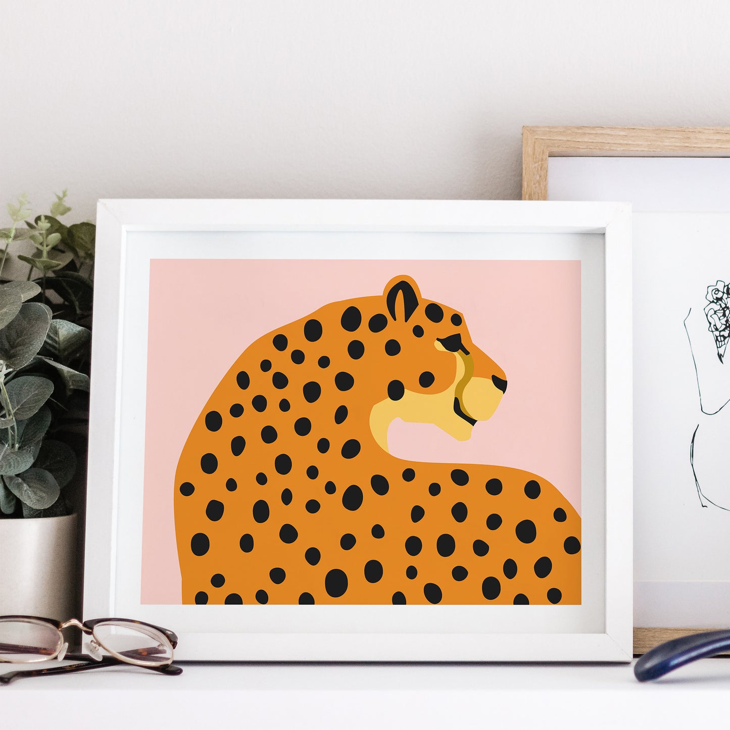 Leopard Art Poster