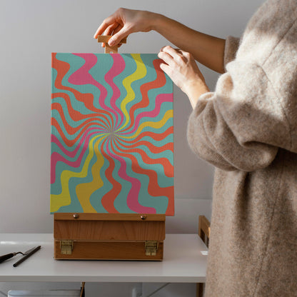 Colorful Groovy Canvas Print