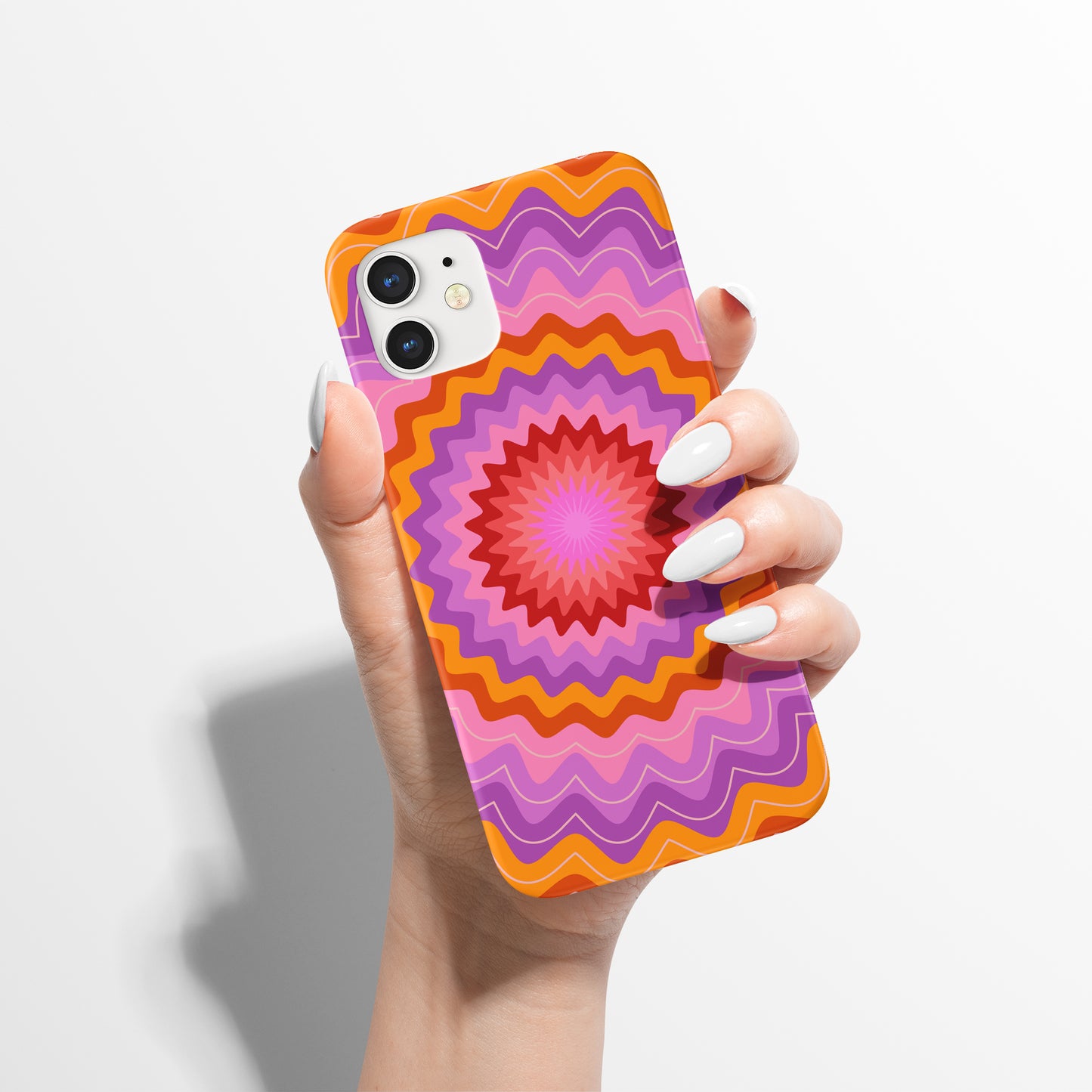 Psychodelic 70s Pink iPhone Case