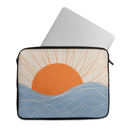 Blue & Orange Sunset - Laptop Sleeve