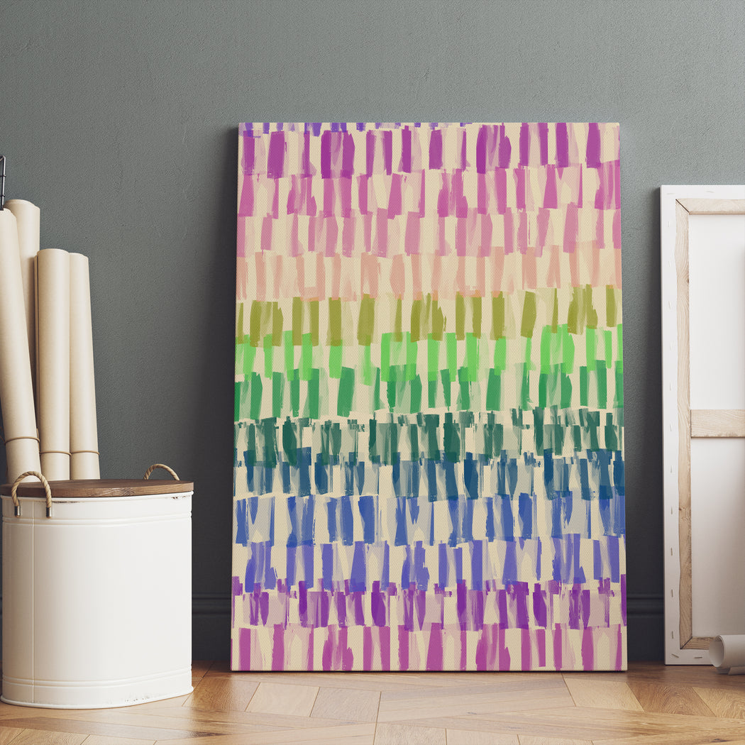 Abstract Colorful Painting Canvas Print