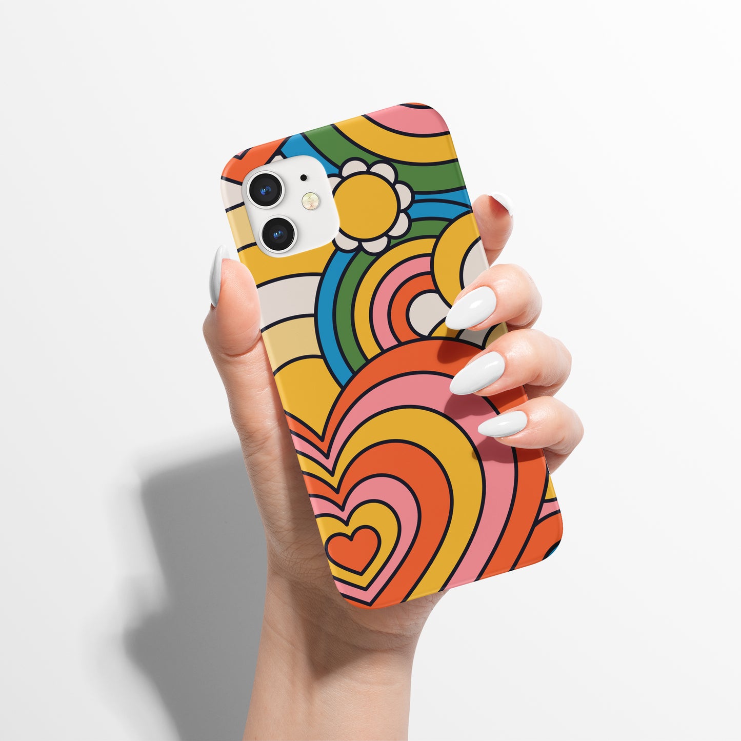 Retro Colorful iPhone Case