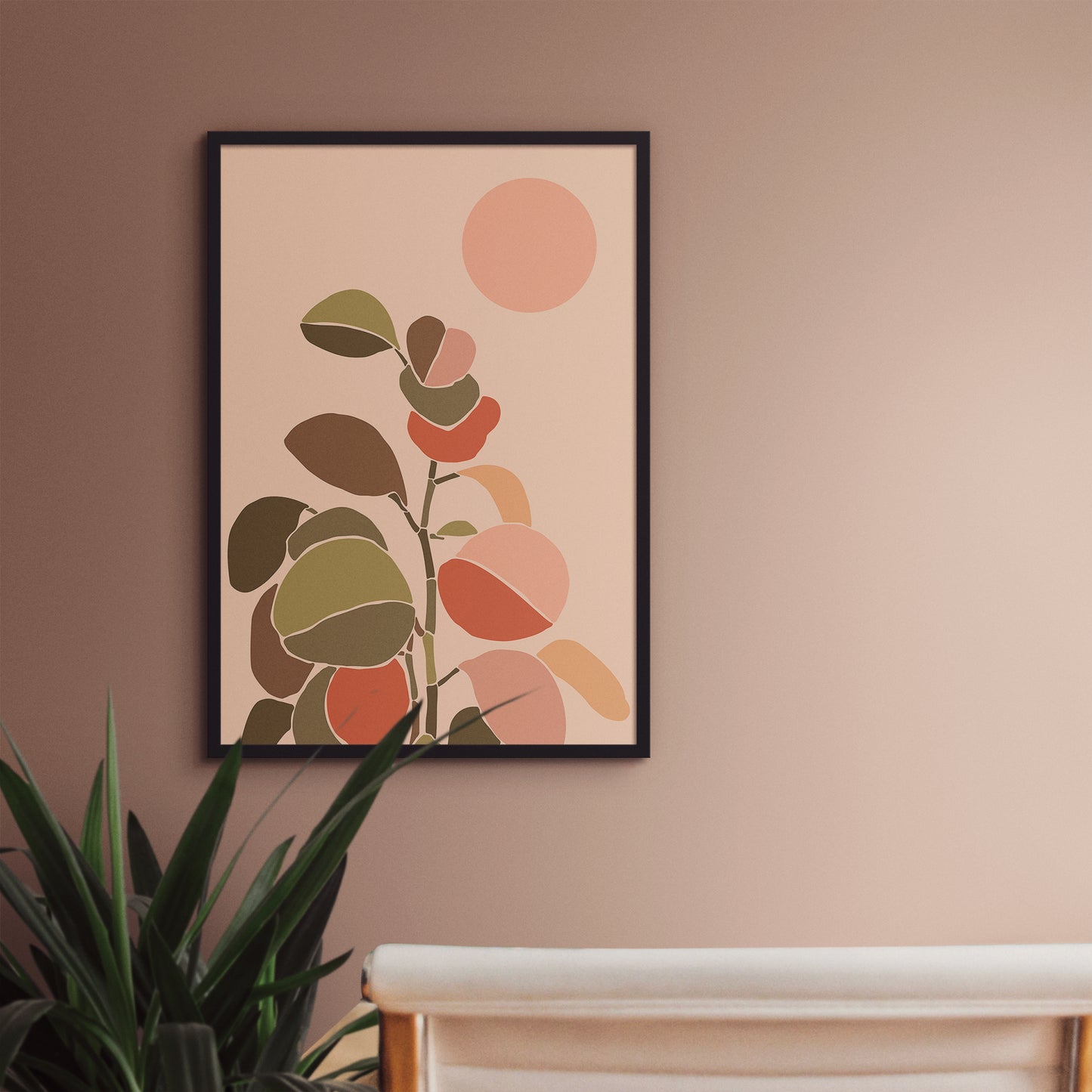 Mid-Century Nature Print