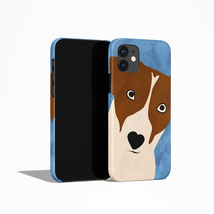 Cute Dog Blue iPhone Case
