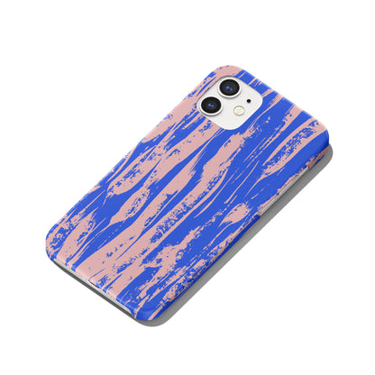 Purple Modern Art iPhone Case