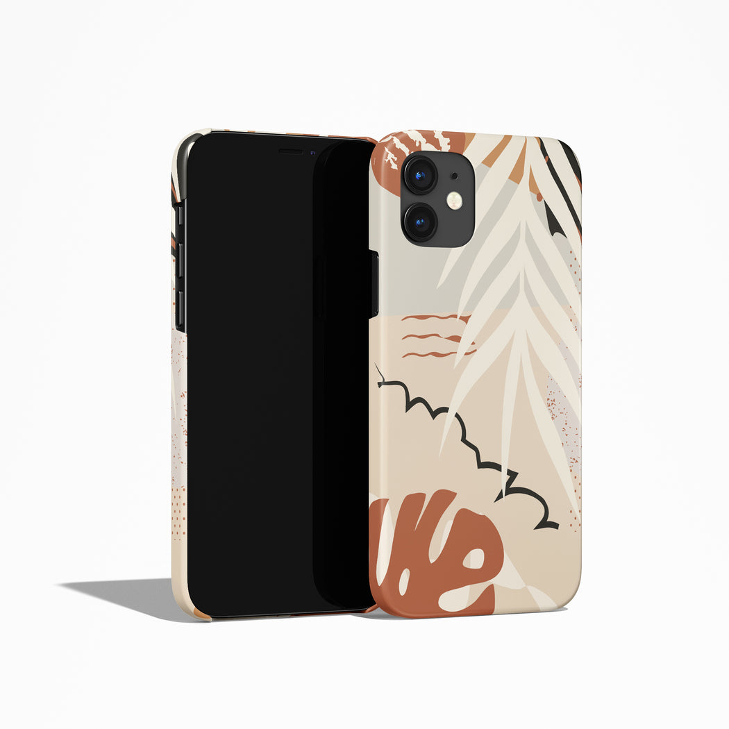 Boho Beige Jungle iPhone Case