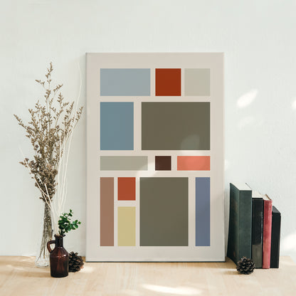 Nordic Geometric Canvas Print