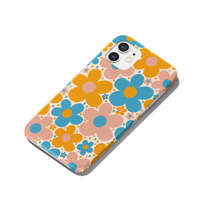 Cute Colorful Flowers iPhone Case