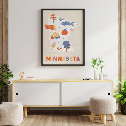 Minnesota, Travel Poster