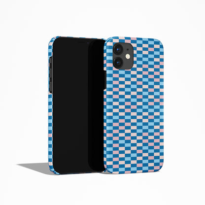 Blue Modern Abstract iPhone Case
