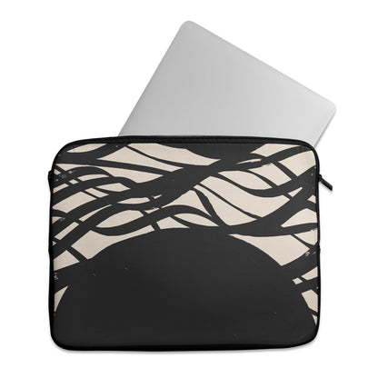 Black Rustic Sun - Laptop Sleeve