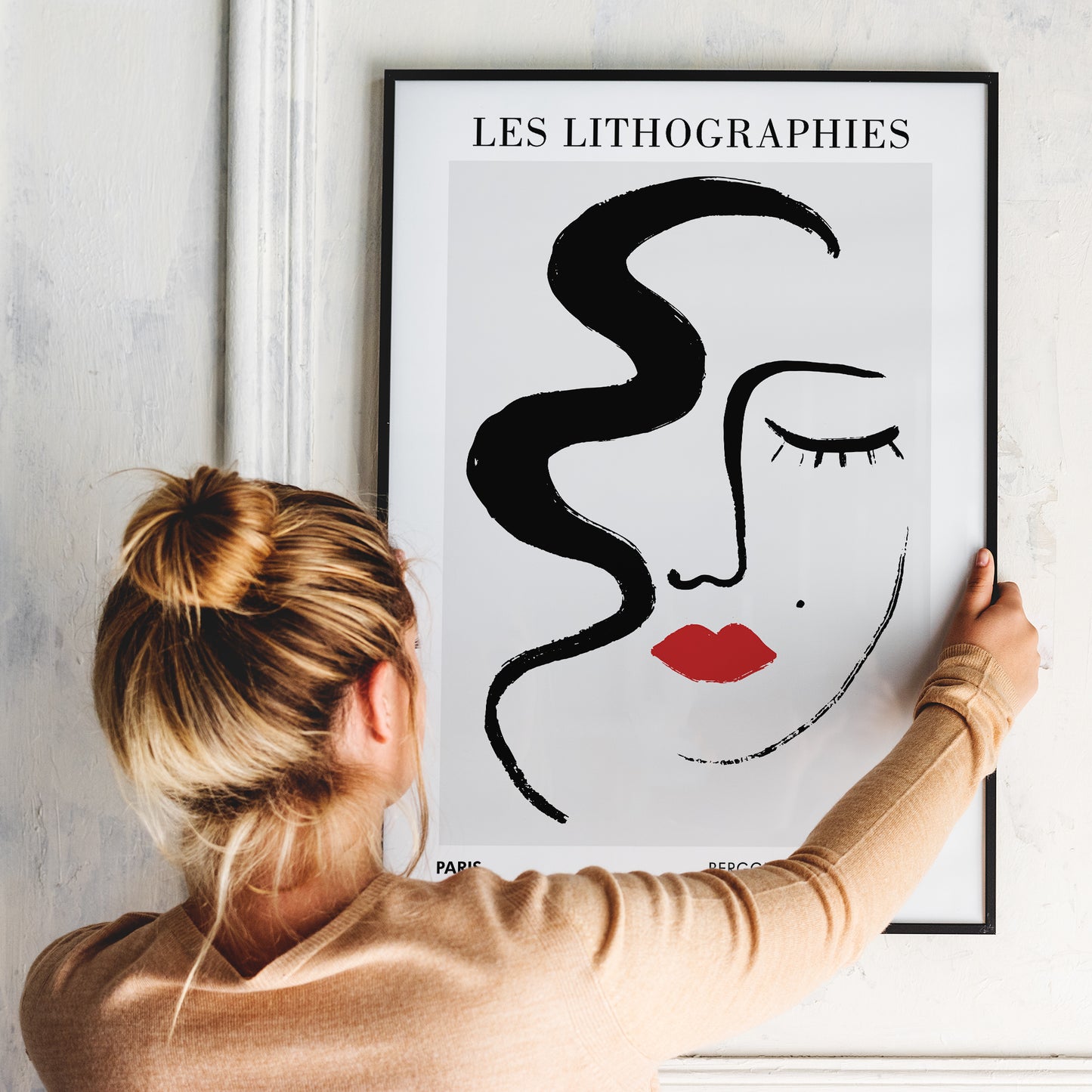 Les Lithographies Woman Poster