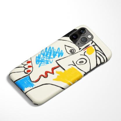 Picasso Drawing iPhone Case