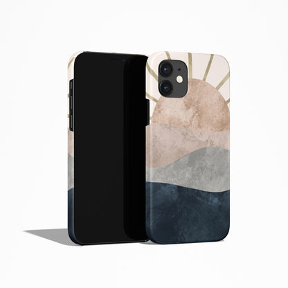 Painted Nordic Sunset iPhone Case