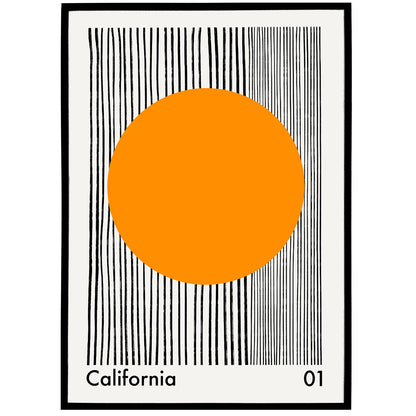 California Travel Poster