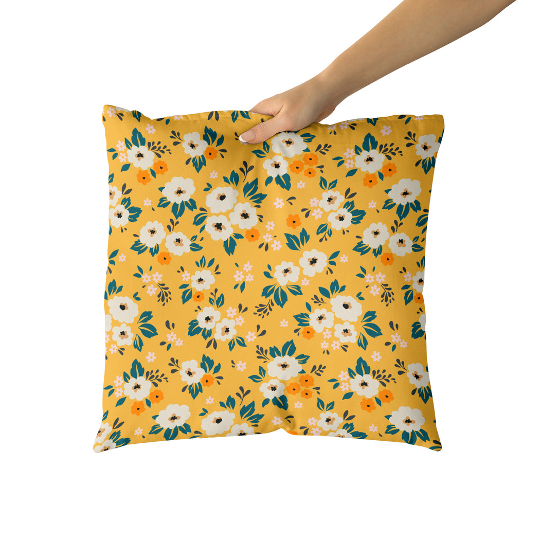 Yellow Throw Pillow