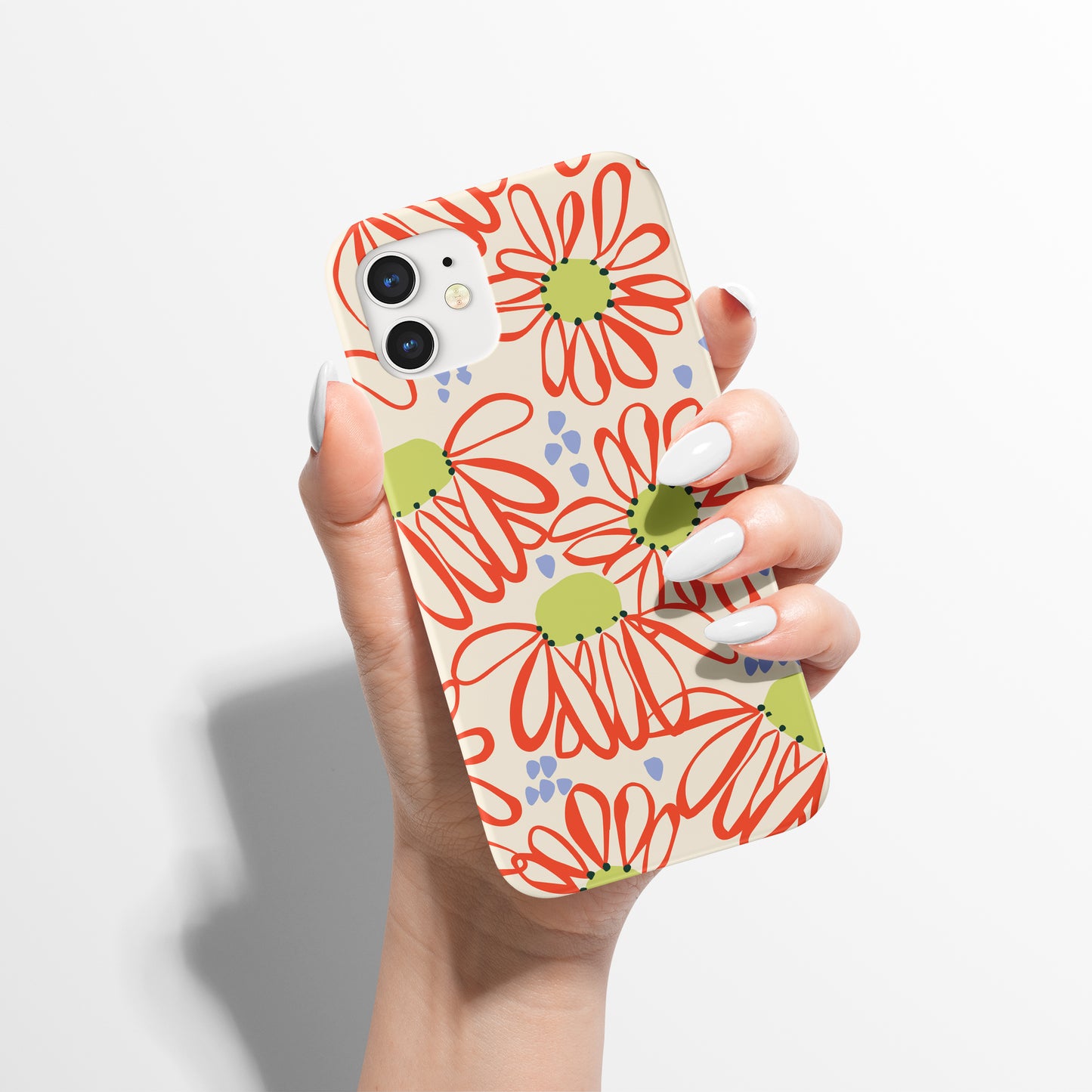 Red Floral iPhone Case