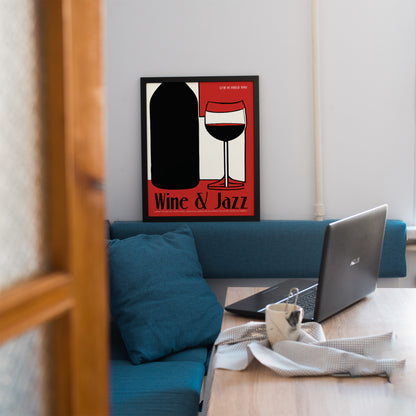 Red Wine & Jazz Festival Poster