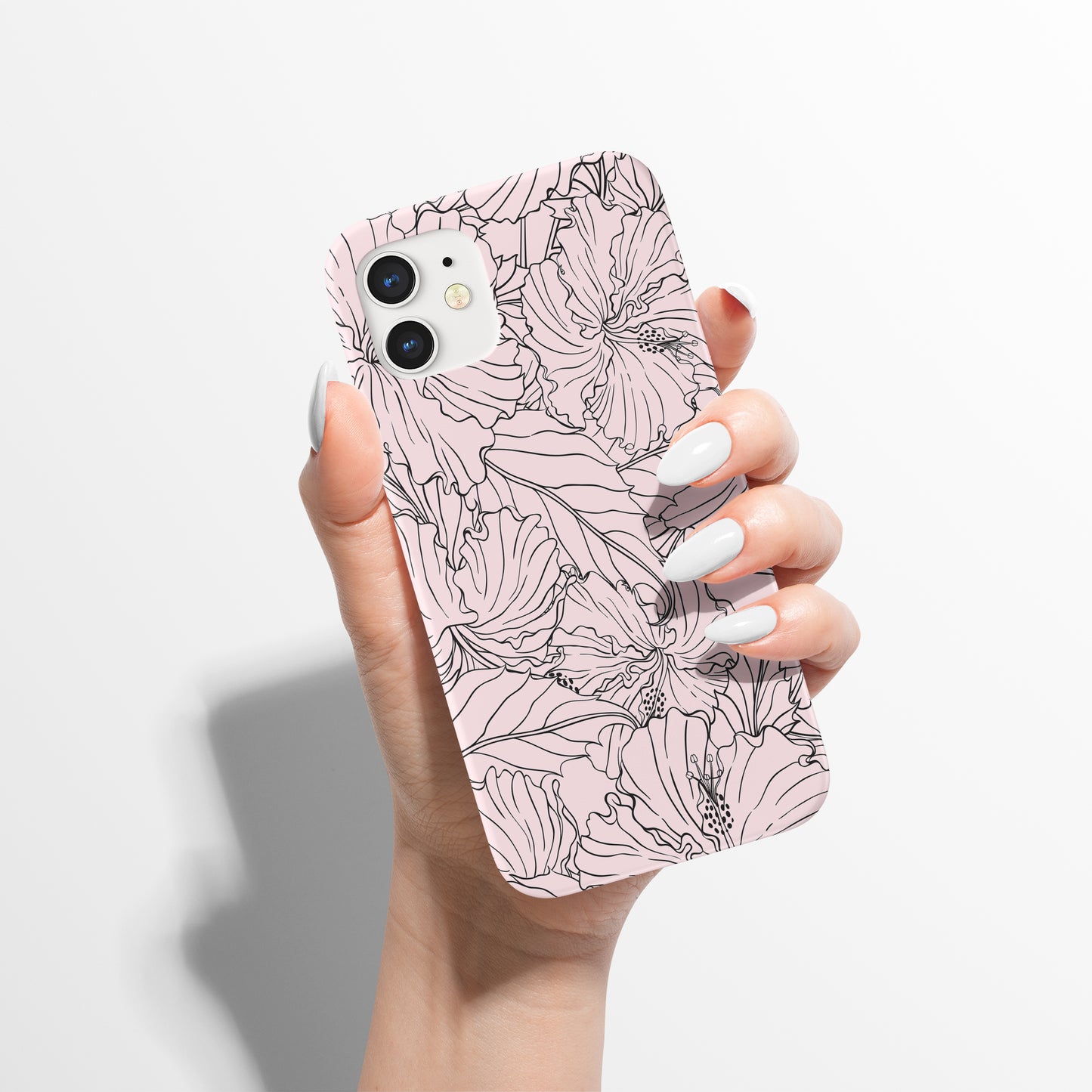 Pink Floral Feminin iPhone Case