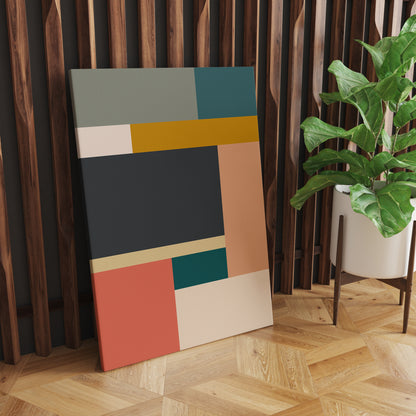 Modern Colorblocks Canvas Print