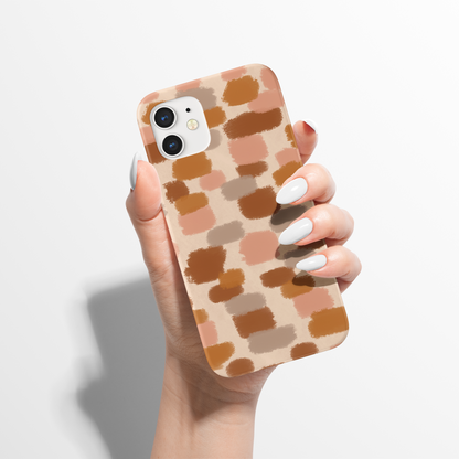 Boho Painted Abstract Pattern iPhone Case